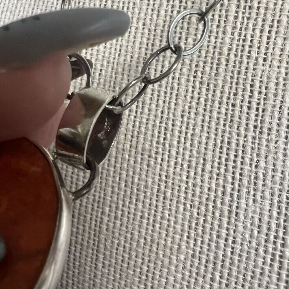 Silpada Sponge Coral Sterling Silver Necklace N1564 - Picture 3 of 5